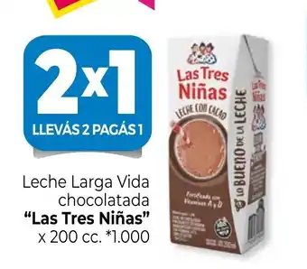 La Anonima Las Tres Niñas Leche Larga Vida chocolatada x 200cc oferta