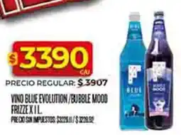 Supermercados DIA Frizze vino blue evolution/bubble mood oferta