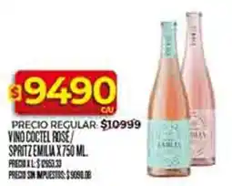 Supermercados DIA Emilia vino coctel rose/ spritz oferta