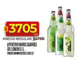 Supermercados DIA Dr lemon aperitivo varios sabores oferta