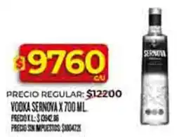 Supermercados DIA Sernova vodka oferta