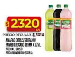 Supermercados DIA Terma amargo citrus/serrano/ pomelo rosado oferta