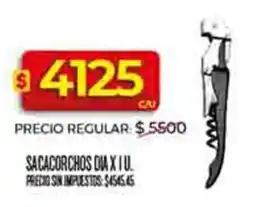 Supermercados DIA Dia sacacorchos oferta