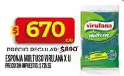 Supermercados DIA Virulana esponja multiuso oferta