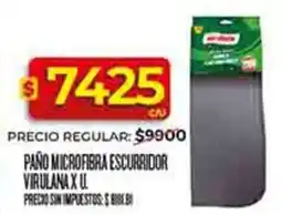 Supermercados DIA Virulana paño microfibra escurridor oferta