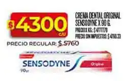 Supermercados DIA Sensodyne crema dental original oferta