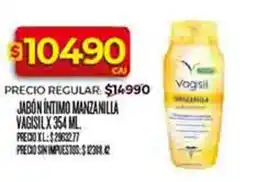 Supermercados DIA Vagisil jabón intimo manzanilla oferta