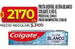Supermercados DIA Colgate pasta dental ultra blanco oferta