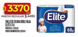 Supermercados DIA Elite rollo de cocina doble hoja oferta