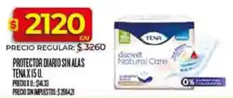Supermercados DIA Tena protector diario sin alas oferta
