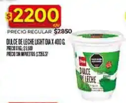 Supermercados DIA Dia dulce de leche light oferta