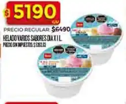 Supermercados DIA Dia helado varios sabores oferta