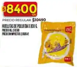 Supermercados DIA Dia huellitas de pollo oferta