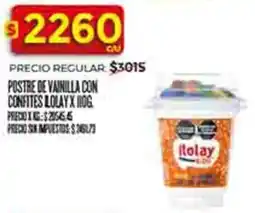 Supermercados DIA Ilolay postre de vainilla con confites oferta