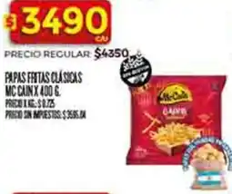 Supermercados DIA McCain papas fritas tradicionales oferta