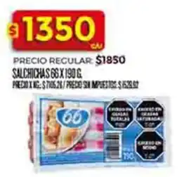 Supermercados DIA 66 salchichas oferta