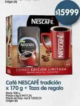Supermercados Buenos Días Nescafé café tradición oferta