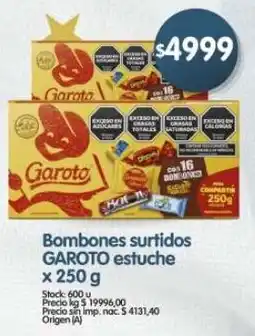 Supermercados Buenos Días Garoto bombones surtidos estuche oferta
