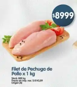 Supermercados Buenos Días Filet de pechuga de pollo oferta