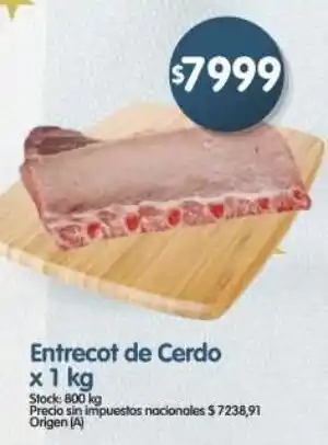 Entrecot de cerdo