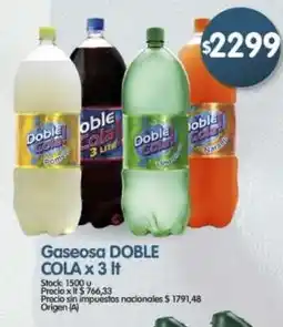 Supermercados Buenos Días Doble cola gaseosa oferta