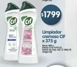 Supermercados Buenos Días Cif limpiador cremoso oferta