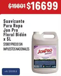 Makro Jon pro suavizante para ropa floral bidón oferta