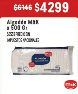 Makro M&K algodón oferta