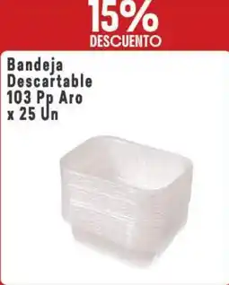 Makro Aro bandeja descartable oferta