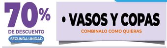 La Anonima Vasos y Copas oferta