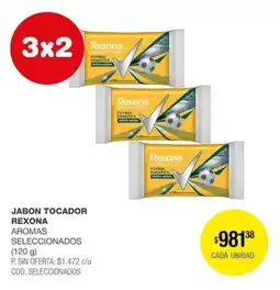 Atomo Conviene Rexona jabon tocador aromas seleccionados oferta