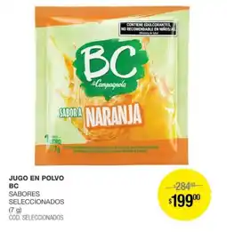 Atomo Conviene Bc jugo en polvo sabores seleccionados oferta