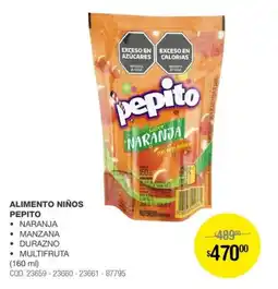 Atomo Conviene Pepito alimento niños oferta
