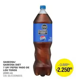 Atomo Conviene 7 up/pepsi/ paso de los toros gaseosa/ gaseosa diet oferta