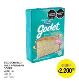 Atomo Conviene Arcor godet bizcochuelo para preparar vainilla oferta