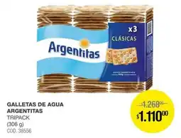 Atomo Conviene Argentitas galletas de agua tripack oferta