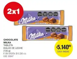 Atomo Conviene Milka chocolate tableta dulce de leche oferta