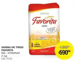 Atomo Conviene Favorita harina de trigo 000 vitaminas oferta