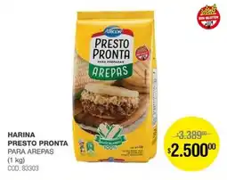 Atomo Conviene Presto pronta harina para arepas oferta