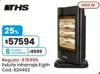 Lths estufa infrarroja eigth