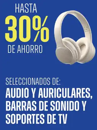 Audio y auriculares, barras de sonido y soportes de tv