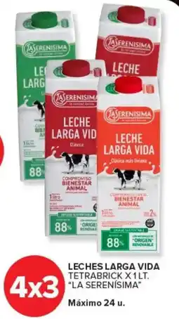 Carrefour Express La serenisima leches larga vida tetrabrick oferta