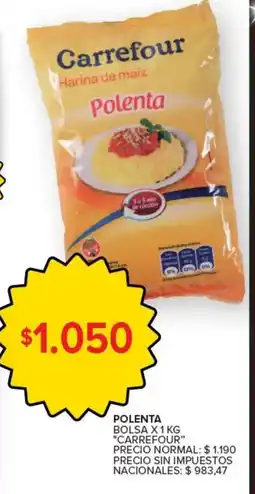 Carrefour Express Carrefour polenta bolsa oferta