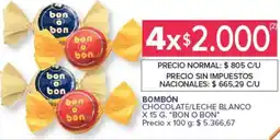 Carrefour Express Bon o bon chocolate/leche blanco oferta