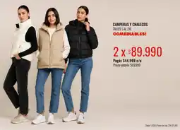 Supermercados Tadicor Camperas y chalecos oferta