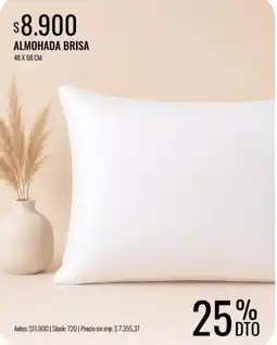 Supermercados Tadicor Almohada brisa oferta