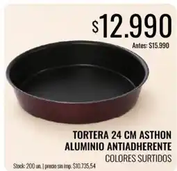 Supermercados Tadicor Tortera asthon aluminio antiadherente colores surtidos oferta