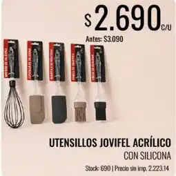 Supermercados Tadicor Utensillos jovifel acrílico con silicona oferta