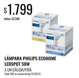 Supermercados Tadicor Philips lámpara ecohome ledspot oferta