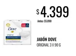 Supermercados Tadicor Dove jabón original oferta